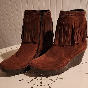 Women's Fly London Fringe Bootie size 8.5